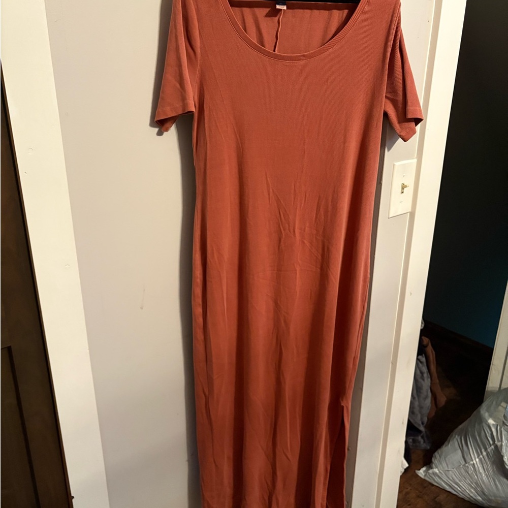 Old Navy Rust Maxi Dress